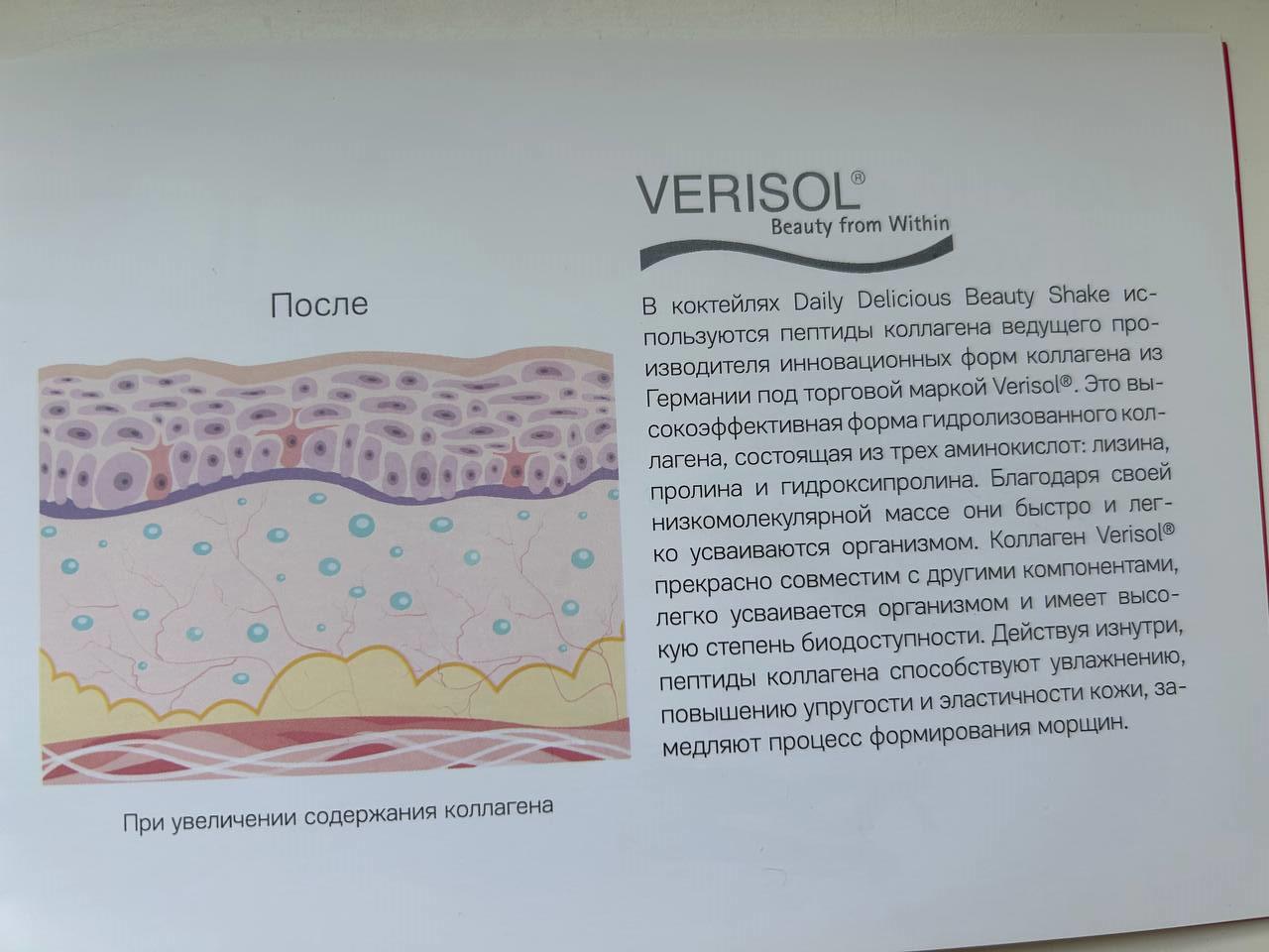 Verisol и схема до и после